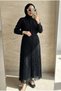 Women's Stylish Pleated Skirt – Lace Embroidered Lined Skirt - 4