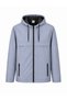 Men's Gray Hooded Waterproof Lightweight Jacket – Casual & Sporty Stylish Windbreaker - 7