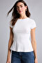 100% Cotton Slim Fit Crew Neck Ribbed Short Sleeve T-Shirt H6057Ax26Sm - 3