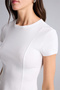 100% Cotton Slim Fit Crew Neck Ribbed Short Sleeve T-Shirt H6057Ax26Sm - 4