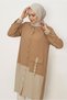 Linen Effect Tunic with Pocket Detail 45518
