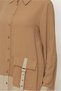 Linen Effect Tunic with Pocket Detail 45518 - 3