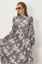 Belted Jacquard Dress 46591 - 2