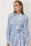Belted Jacquard Dress 46591 - 3