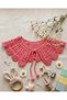 Hand Knitted Fake Collar for Kids - Shirt and Dress Accessory - 2