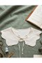 Vintage White Fabric Portable Collar - Tie-On Baby Collar - 2