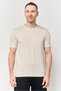 Men Sportswear Fit Short Sleeve Outdoor T-Shirt, Beige