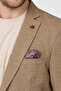 Drs Pieros Men's Mustard Cotton Blend Slim Fit Four-Season Blazer Jacket with Suede Elbows - 3