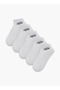 Logo Print Ankle Length Cushioned Sports Socks - Set of 5