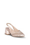 518 Mg Gold Evening Dress Heeled Women's Shoes - 3