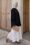 Black Shirt with Ruffled Sleeves - 5