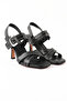 Genuine Leather Black Heeled Women's Sandals - Rgn5101 - 2