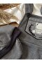 Baby Boy Collared Hat Gray Salopet Jumpsuit - 2