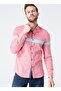 Men's Grady Woven U.Sleeve Shirt Red Striped 212 LCM241005