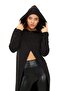 Viscose Hooded Women's Front Cross Dress