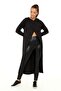 Viscose Hooded Women's Front Cross Dress - 4