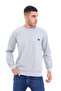 Men's Crew Neck Long Sleeve Basic Sweatshirt