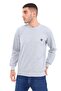 Men's Crew Neck Long Sleeve Basic Sweatshirt - 3