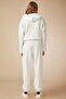 Women's Ecru Fleece Printed Tracksuit Set DD00730 - 3