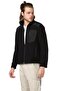 Icon Unisex Fleece Coat-black - 2