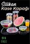 Flexible Silicone 6-Piece Food Protection Cover Transparent