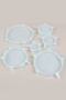 Flexible Silicone 6-Piece Food Protection Cover Transparent - 5