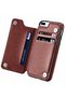 iPhone 7 Plus Compatible Case Smart Luxury Case with Card Holder Wallet Impact Resistant Case with Wallet - 7