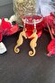 Matte Milk Coffee Antiallergic Seahorse Earrings - 2