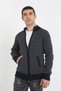 Baba Super Battal Knitwear Zippered Knitted Cardigan Sweater - 3