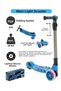 6+ blue 3 wheel lighted maxi twist scooter - 2