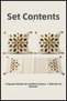 Boho Decorative Punch Embroidered Drop Pattern Throw Pillow Runner Set 2 Square Throw Pillows 1 Runner Living Room Set