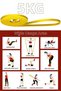Resistance Band Rubber Band 5 kg Fitness Pilates Cross Training Band Exercise Rubber Band 5 kg - 3