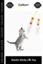 # Petshop Interactive Bell-Jumping Exercise Elastic Adhesive Cat Play Rod with Moving Suction Cup - 2