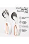 316 Steel Baby Spoon Fork Set |   Ergonomic Silicone Grip Handle, Safe and Non-Slip Design - 3