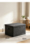 صندوق تخزين للقطن والكتان بغطاء قابل للطي - صندوق تخزين لتنظيم الملابس على سطح المكتب