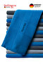قطعة تنظيف الزجاج من الألياف الدقيقة (Microfiber)، قماش تنظيف سحري لا يترك خطوطاً، 3 قطع، المقاس 60×40 سم