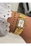 Yellow Steel Cord Women's Wristwatch Fl88744A-B 3 Atm Water Resistant 2 Year Warranty Gift Boxed - 3