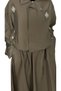 Hijab Skirt Set for Eid with Stone Detail and Pockets - 2