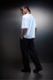 Men's White Boxy Fit Basic Tshirt - 5