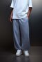 Men's Gray Basic Jogger Pants Tracksuit