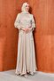 Stone Side Tie Evening Dress - 4