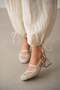 Tivor Short Thick-Heeled Knit Ballet Flats - 4