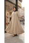 Mevlana Knitted Crepe Ferace Abaya - 5
