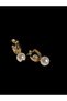 Stylish Pearl Detailed Steel Earrings - 4