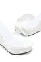 White Transparent Wedge Heel Women's Slippers Katerina - 5