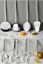 8 Piece Stainless Steel Kitchenware Set |   Spatula Tongs Ladle Side Peeler Serving Utensils Dowry Set - 2