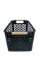 Black Refrigerator Organizer Vegetable Fruit Basket Kitchen Bathroom Under Counter Organizer - 5
