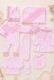 Baby Girl Pink Lace Luxury 10-Piece Hospital Discharge Set Stl5144
