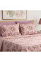 Double Floral Patterned Multi-Purpose Bedspread & Pique Set with 4 Pillowcases and Elastic Sheets - 2