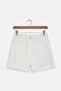 Kid Girls Solid Basic Shorts, White - 3